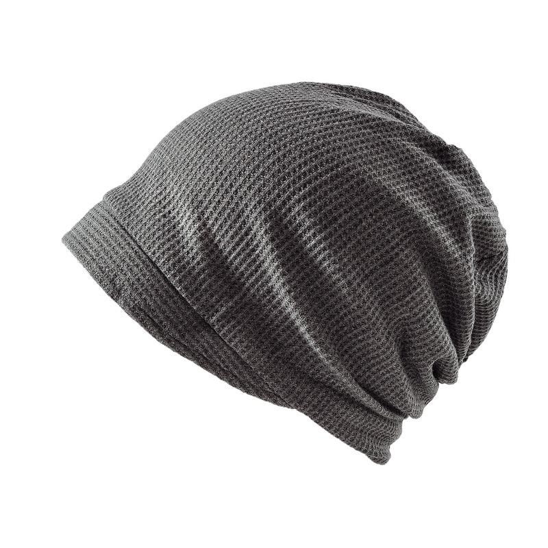 Hat Women s Baotou Hat Versatile Short Brim Breathable Cold Hat Women s Thin Headscarf Hat One size fits all темно-серого