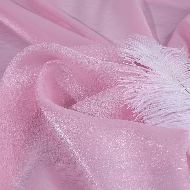 Wide 150cm Translucent Chiffon Tulle Fabric Material for Skirt Decoration Stage Performance Costumes DIY Sewing Handmade Fabric