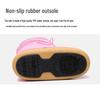 Y025 Trendy 2025 Winter Skiing Space Boots: Stylish Round Toe, Mid-Calf Women's Snow Boots, Thickened Moon Shoes.