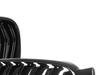 BMW X3 F25 14-17 griglie tra i fari (reni) set sinistra + destra DOPPIA BARRA NERA LUCIDA