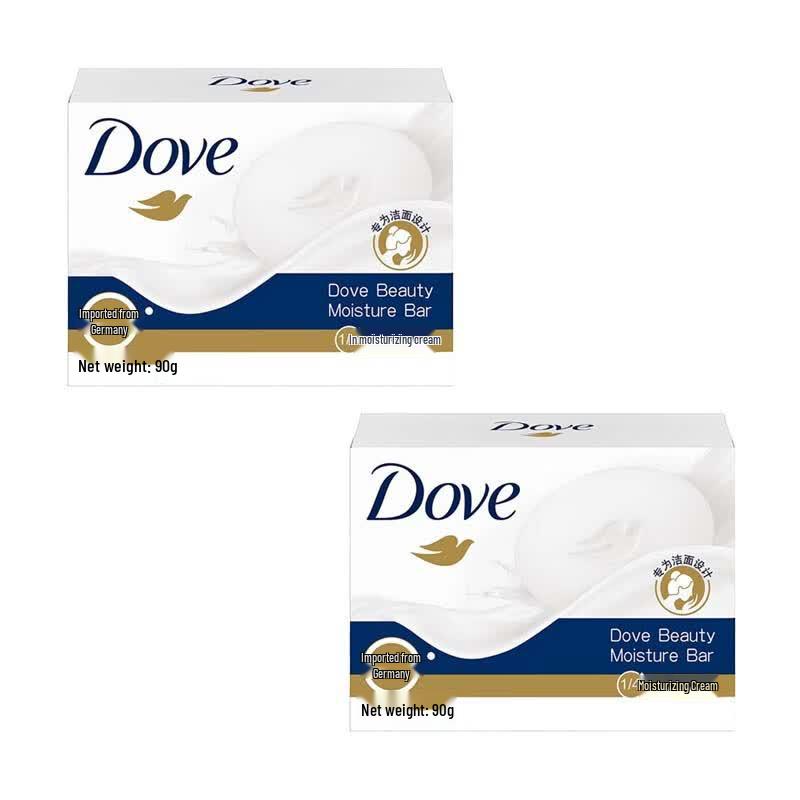 Dove Cream Beauty Bar Soap, 90g x 2 Pack