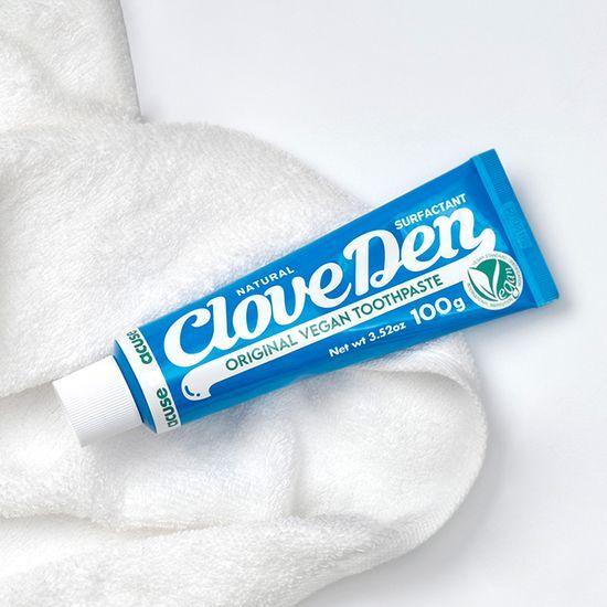 Cloveden Vegan Toothpaste Original, Daily Bad Breath Care 100g