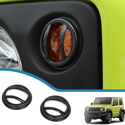 Car Front Turn Signal Light Lamp Protector Decoration Cover for Suzuki Jimny JB64 JB74 -2023 Lamp Hoods Exterior Accessories