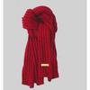 Christmas vibe scarf women's winter new Ankara red scarf long versatile knitted shawl scarf