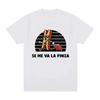 Funny Meme Tshirt  Spanish Joke Shortsleeved Casual Soft and Loose Shirt for Street Style Clothing