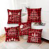 Throw Pillow Case Christmas Pillow Case Home Car Neck Cushion Cover Home Decor Bedside Cushion Cover