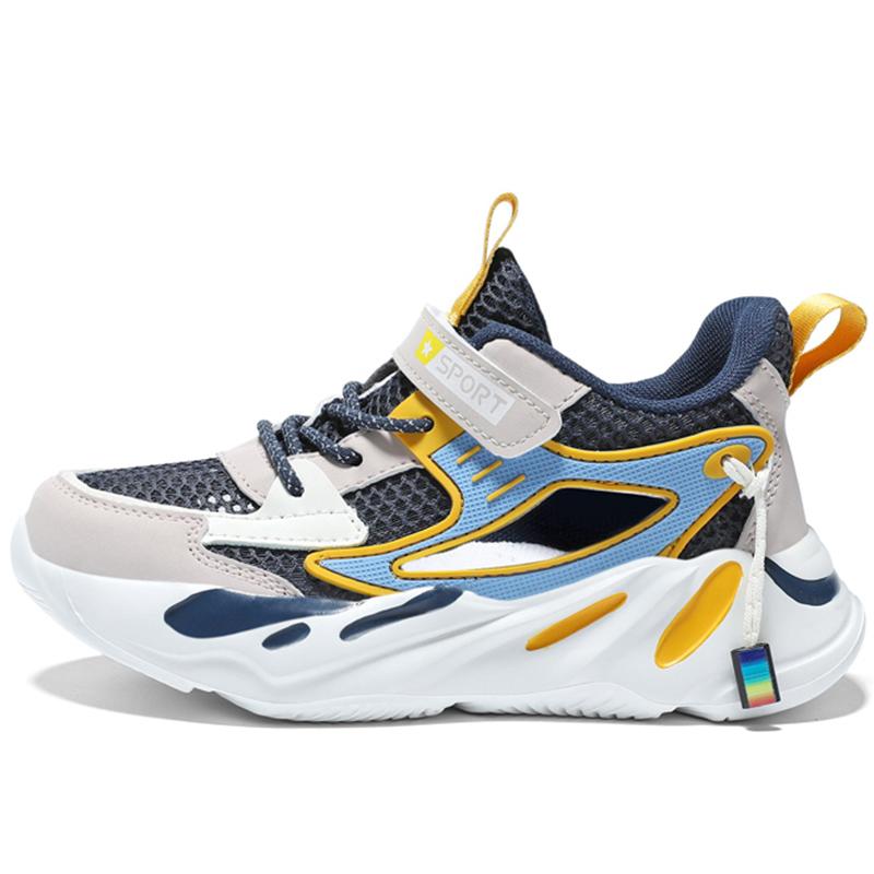 Big Boys Summer Hollow Boy's Sports Shoes Velcro Ultra-light EVA Children's Sports Shoes