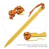 8Pcs Outdoor Aluminium Alloy Trigone Tent Peg Stakes Accessory for Campinggolden