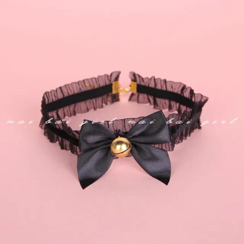 Cat Tail Bell Headband, Anal Plug, Nipple Clamps Flirting Set