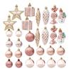 29 Piece Christmas Tree Ornament Set for Festive Holiday Decoration and Party Use with and Lightweight Material
