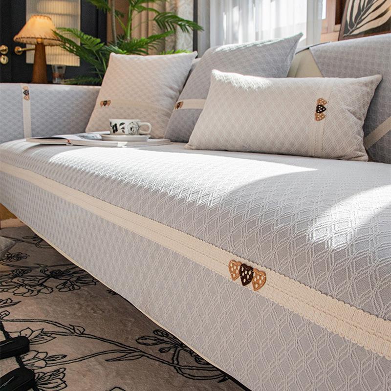 

Sofa Cushion Universal In All Seasons New Chenille Light Luxury High-End Feeling Cover Non-Slip Backrest Sofa Cover Cloth Towel 70*70cm