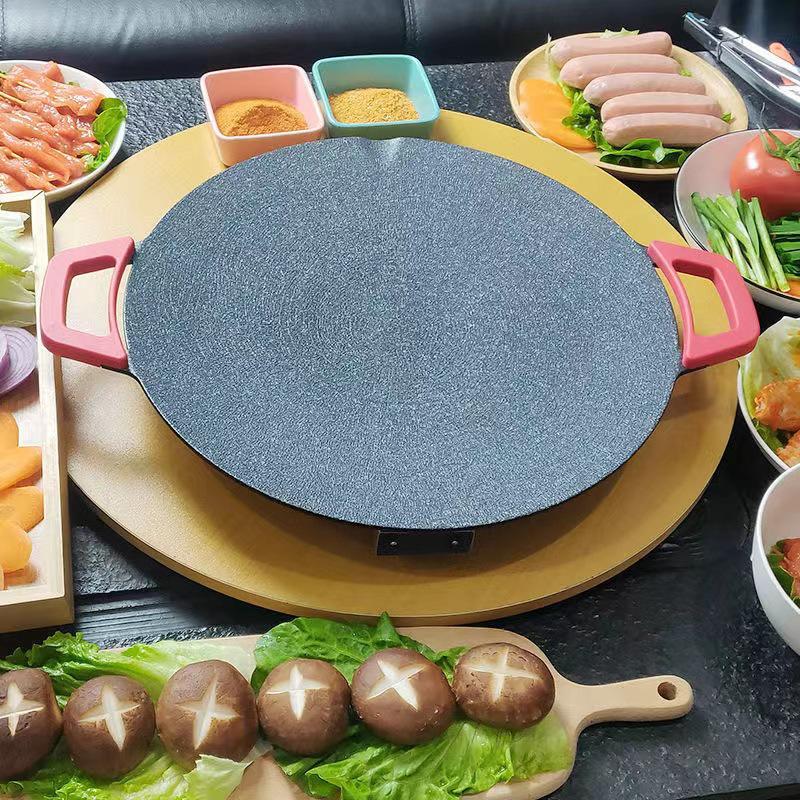 Korean Electric BBQ Grill: Outdoor/Indoor Non-Stick Multi-Function Cooking Tray for Students & Home Use