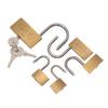 Mini Copper Lock with 2 Keys Brass Padlock Travel Luggage Case Padlock Security Tools Locker Case Supply Home Improvement