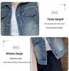 European Style Soft Denim Ribbon Vest Top for Women