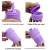 Silicone Folding Water Cup Portable Travel Sports Cup Outdoor Camping Portable Folding Coffee Cup