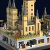 MOC Magic World Medieval Castle Moc Micro Building Blocks Bricks Model  Assembly Hogwarts Blocks Toys Christmas Birthday Gifts