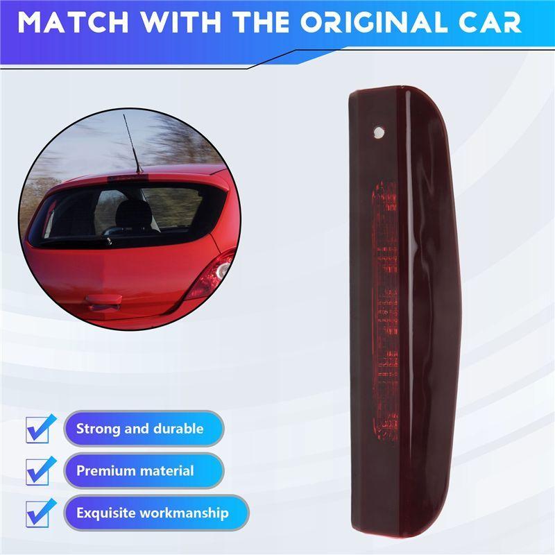 Car LED High Mount Stop Lamp 3Rd Rear Tail Light For Vauxhall Corsa D/E Opel Third Brake Lamps 13188045 1222130 Replacement