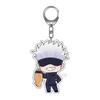 Portachiavi Anime per Jjk Yuji Itadori Nobara Kugisaki Satoru Gojo Utahime Iori Versione Q Decorazione Fatta a Mano Ciondolo Portachiavi