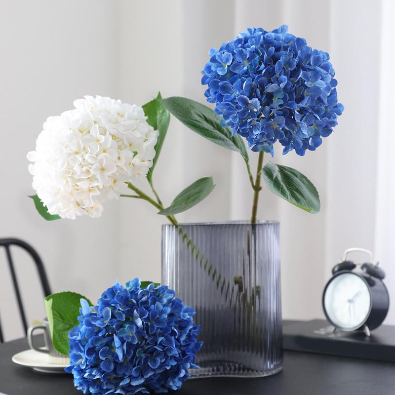 51cm DIY Elegant Bouquet Wedding Simulated Hydrangea Flower Home Decor Artificial Plant Scenery Artistic Multi-Color