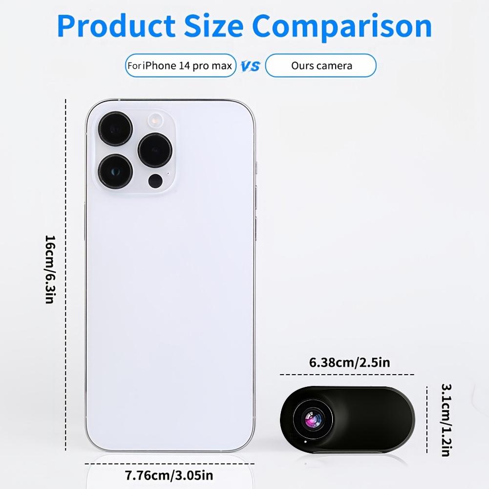 No WiFi Required Cat and Dog Collar Camera with Video Recording Movement, Mini Body Camera Indoor/Outdoor Wireless Collar
