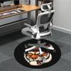 1pc Tiger Smoke Office Round Area Rug, Under Office Chairs Bedroom Living Room Home Decor, Room Deco, Available in Various Sizes