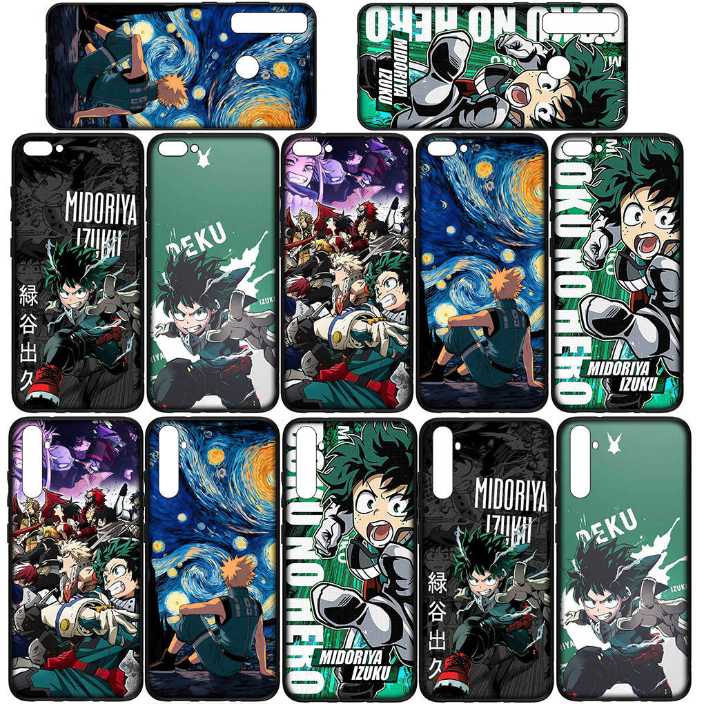 Hülle für iPhone 16 15 Xiaomi Redmi Note 14 13 12 11 Pro Max X 8 9 16e Samsung Galaxy S25 S24 S23 Moto OPPO Huawei My Hero Academia BNHA Handyhülle