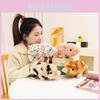 Adorable Plush Pig Doll Cute Stuffed Animal Toy Decorative Pillow For Desk