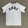 World Cup '26 Argentine Superliga Boca Juniors Retro Striped Short Sleeve Jacket Jersey