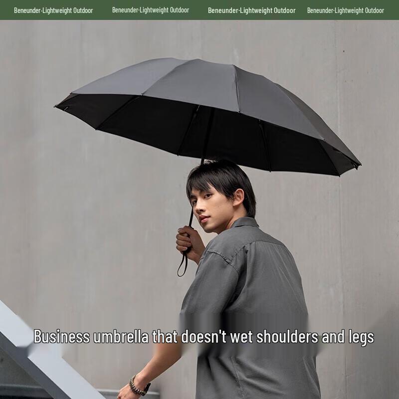 Beneath the Banana Automatic Three-Fold Business Umbrella