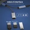 Converter 2-in-1 USB C To Audio Cable Type C 2-in-1 Multifunctional Adapter  Computer/Phone/Tablet
