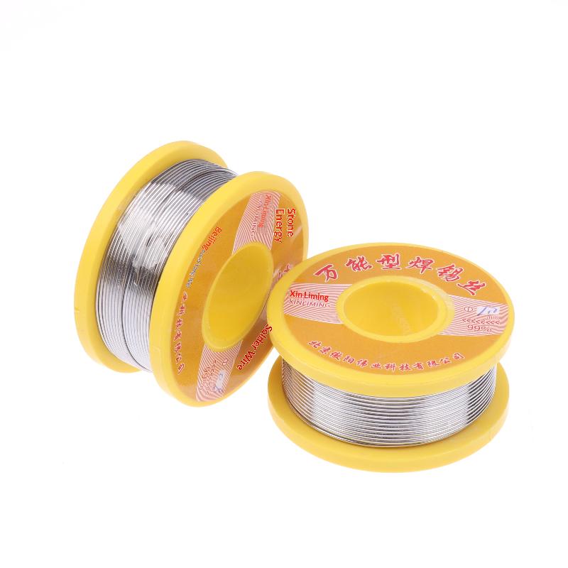 Hot 50G Tin Wire Soldering Wire With Flux Melt Rosin Core Solder Roll No-clean Electrical Repair Solder For Soldering 0.8/1.0mm