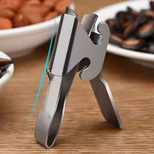 2-in-1 Sunflower Sheller, Stainless Steel, Pumpkin Opener, Multipurpose Pine Nut Peeler, Shell Cracker, Ideal for Home Kitchens, Great for Nuts & Seed