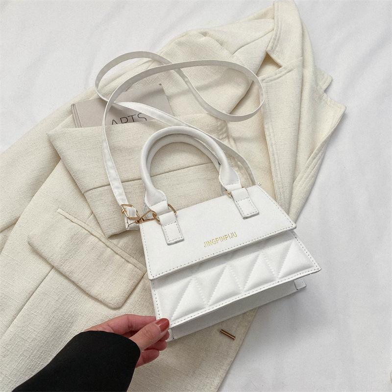 Fashiable Korean Versi PU Shoulder Bag Versatile Fresh Solid Color Handbag Crossbody Bags Tote Exquisite Craftsmanship Women
