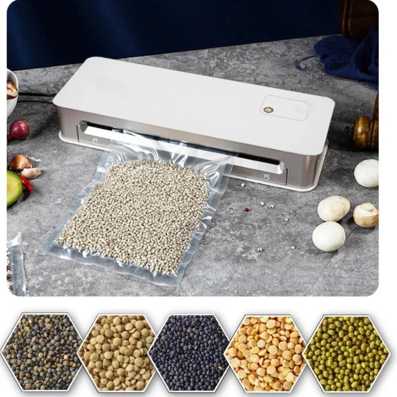 Fully Automatic Vacuum Sealing Machine Small Household Fresh-keeping Food Packaging Machine Dry And Wet Sealing Commercial Use