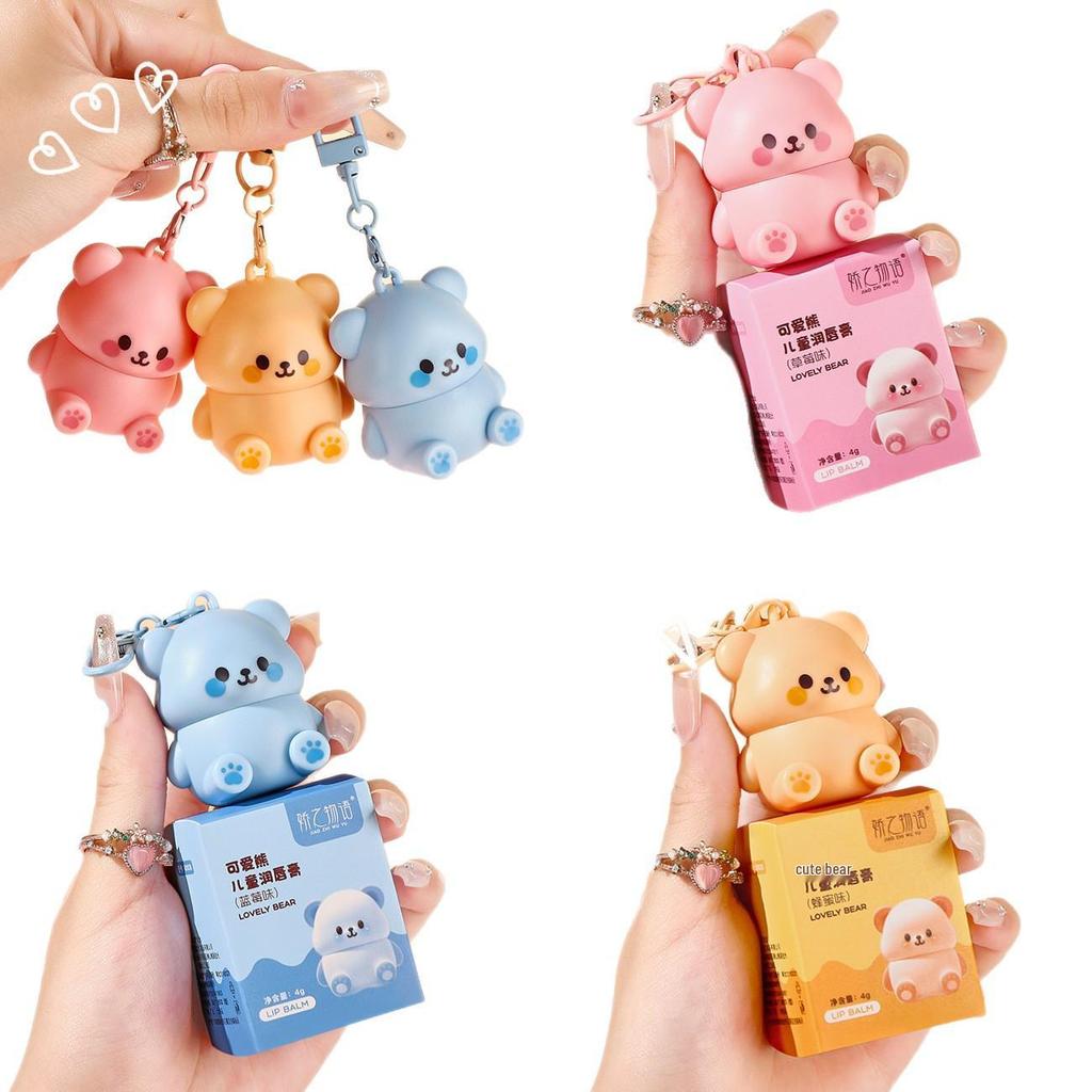 Balsam de buze pentru copii cu aromă de fructe, Ursuleț drăguț: Anti-Crăpare & Iluminare