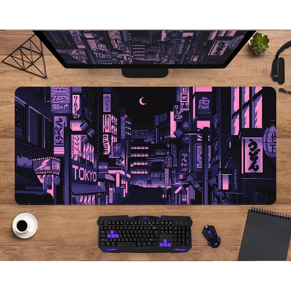 Japanese Anime Big Mouse Pads Cute Mousepads HD Large XXL Office Gamer Rubber Mat Company Desk Pad Design Table Carpet 800X400