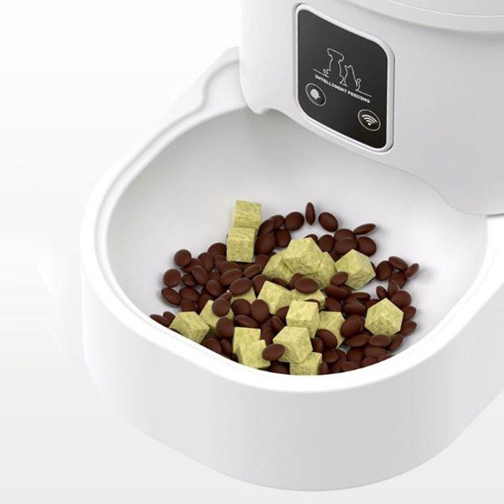 4L Capacity WIFI Smart Pet Feeder USB Charge Intelligent Pet Food Dispenser  Cats and Dogs