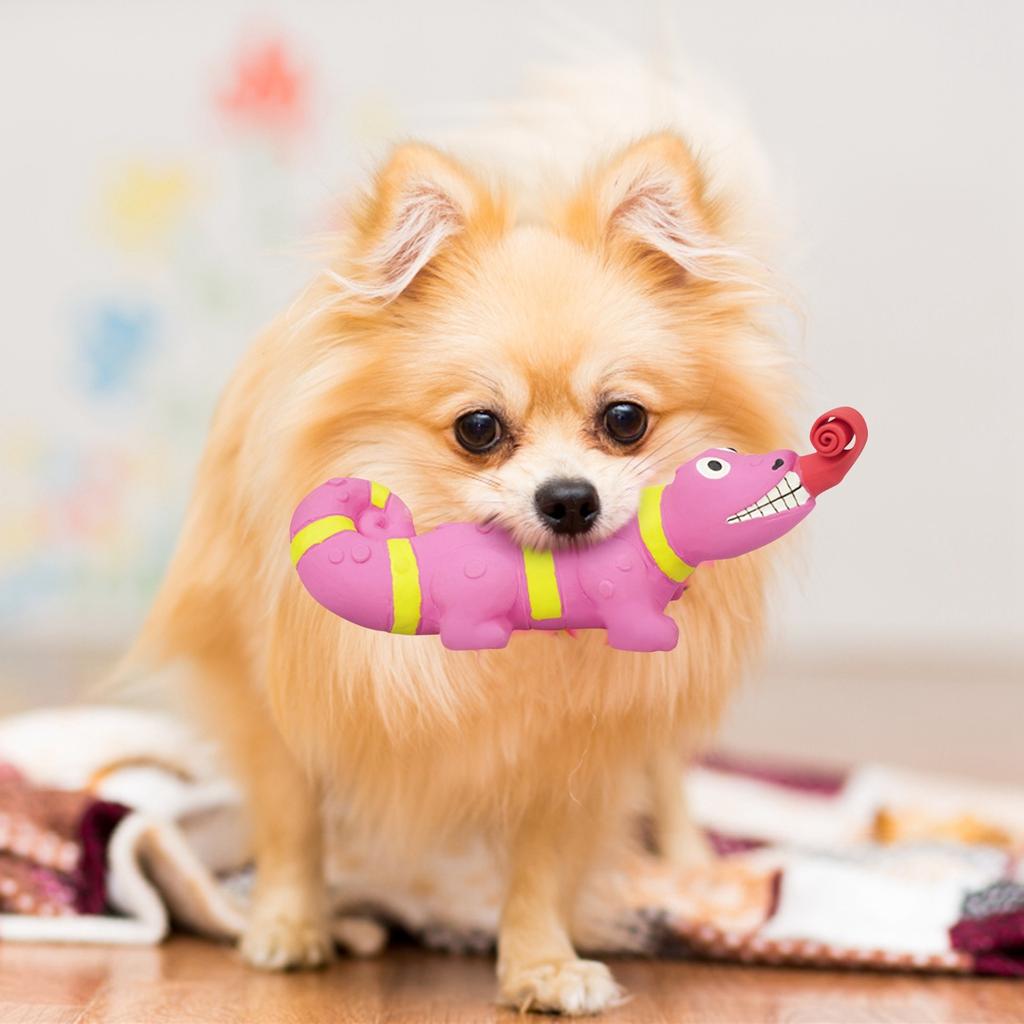 Dog Toy Latex Cartoon Animal Shape Sound Bite-Resistant Easy-To-Clean Pet Toy