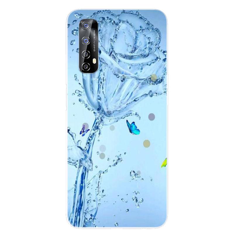 For OPPO Realme 7 Case RMX2151 Bumper Silicone TPU Soft Phone Cover For OPPO Realme 7 RMX2155 Realme7 Case Cartoon Fundas Coque