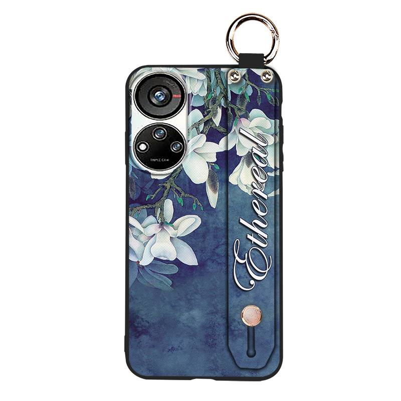 Wristband Phone Holder Phone Case For ZTE Blade V40S/Axon40 SE Dirt-resistant Soft case Durable Wrist Strap Lanyard Ring