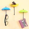 1/3/12/24/48 st Söt färgglad paraply Väggkrok Hårnål Nyckelhållare Organizer Inredning Presenter