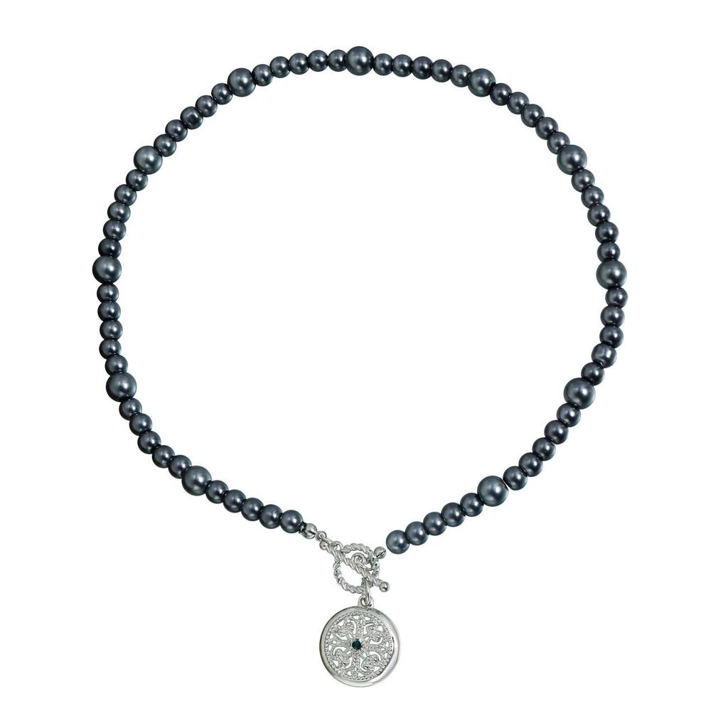 European and American Style Hollow Flower Beaded Women's Necklace Set - Light Luxury Fashion