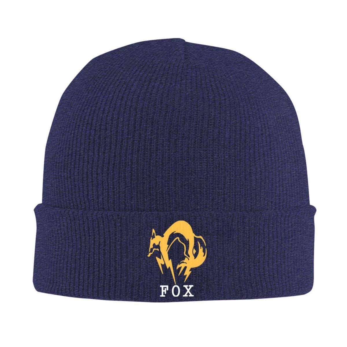 

Metal Gear Solid Fox Game Hats Autumn Winter Beanie Fashion Snake MGS1 Caps Unisex Knitted Hat