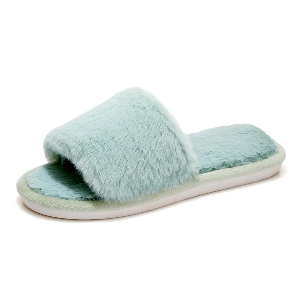Mao Mao Slippers, Women's Shoes, Outerwear Shoes, Cotton Slippers, Thermal Shoes, Casual Slippers, Breathable, Cotton Shoes