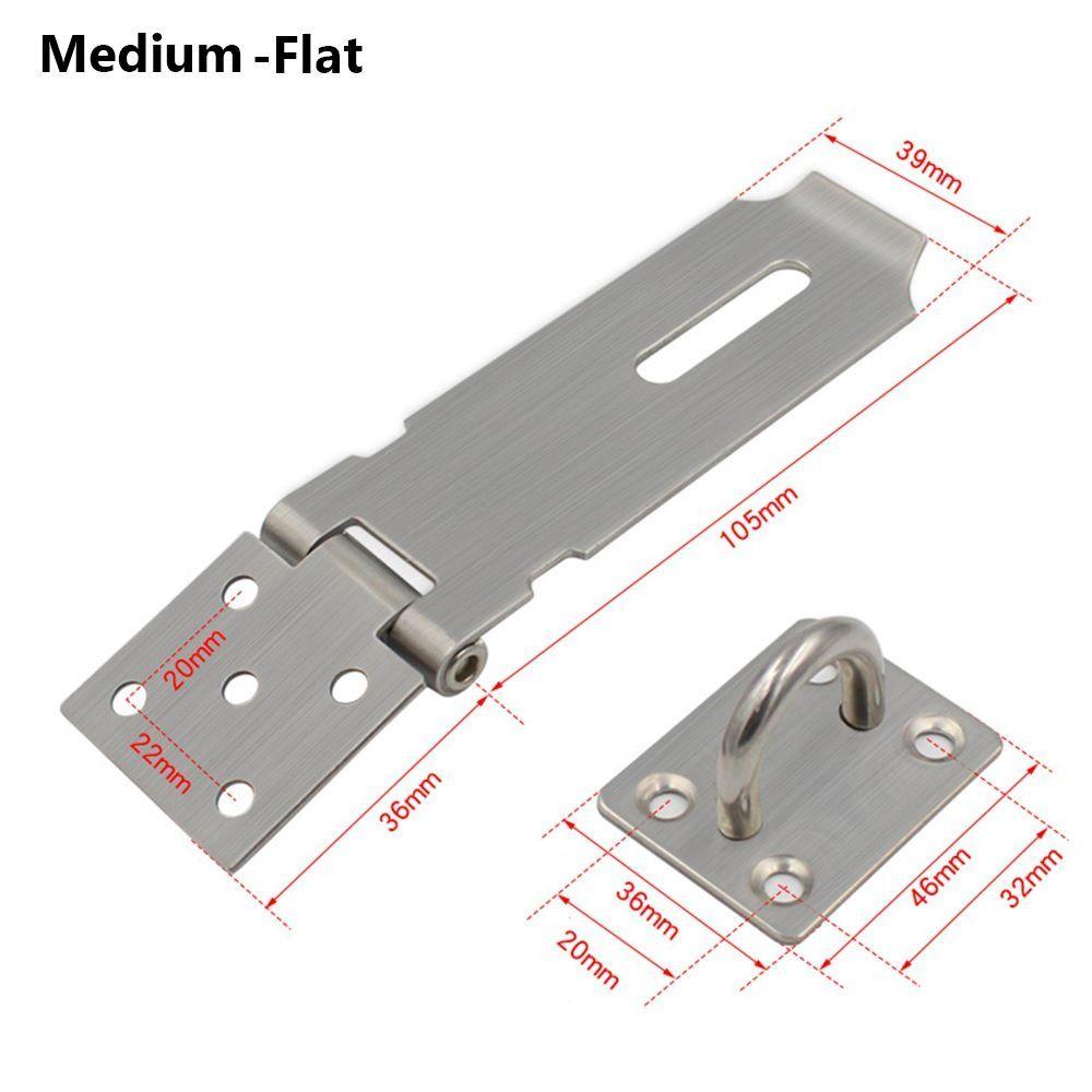 Household Door Clasp Lock Burglar-proof Gate Bolt Durable Shed Latch