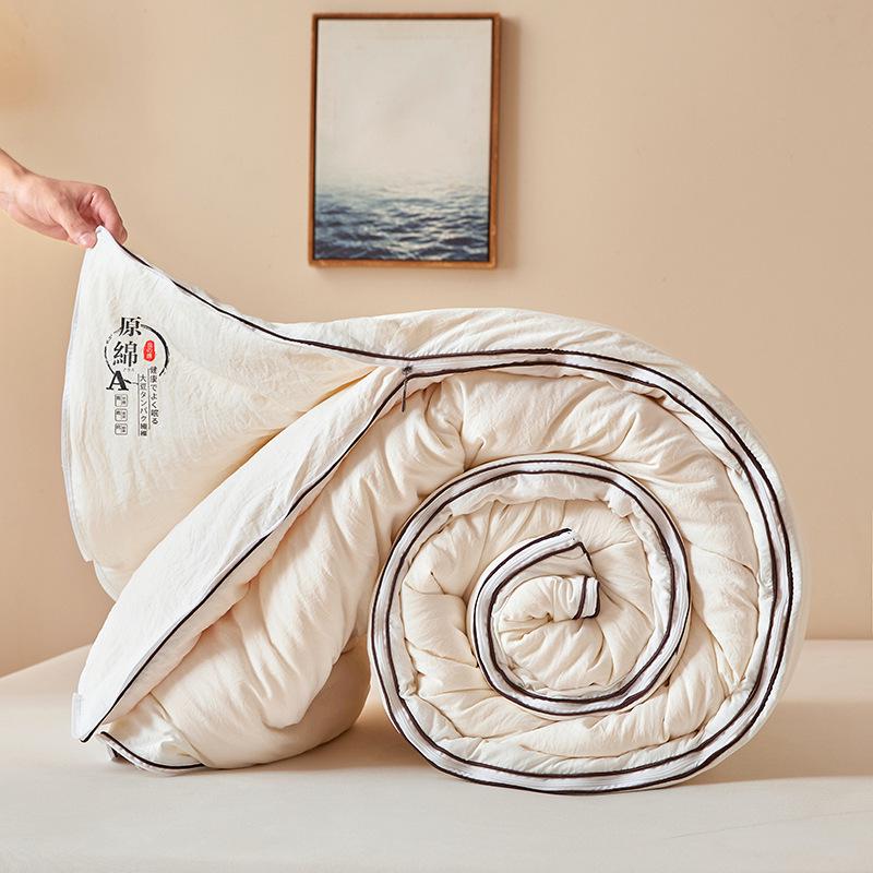 Soybean Fiber 2-in-1 Quilt for Mother and Child - Ideal for Spring, Autumn, and Winter 1.5*2.0m Mother-Child Quilt 3+6 Jin белый/слоновая кость