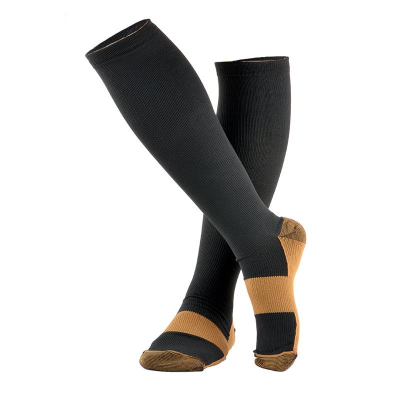 Women's Copper Ion Compression Thigh-High Sports Socks