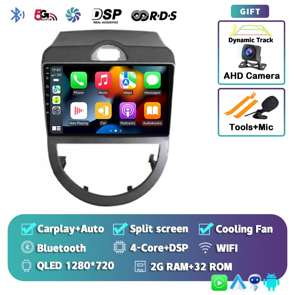 Android 14 Carplay Auto WIFI+4G Car Radio For Kia Soul 2010 2011 2012 2013 Multimedia Video Player Stereo GPS Navigation No 2din