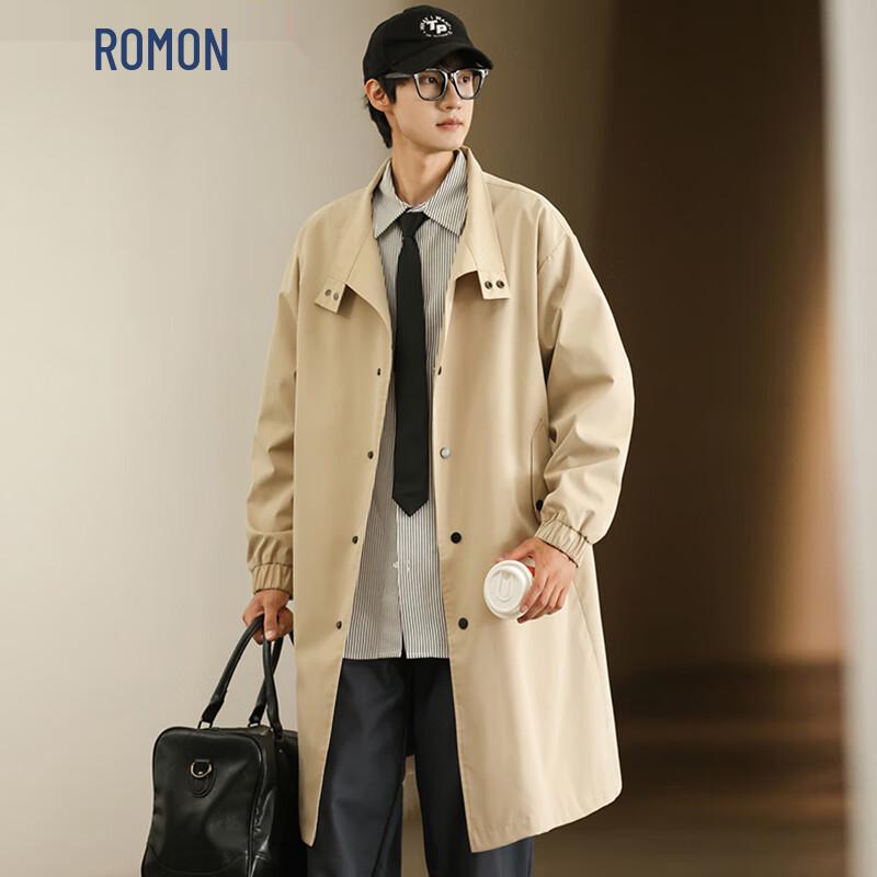 

ROMON Мужское осеннее тренчкот средней длины L