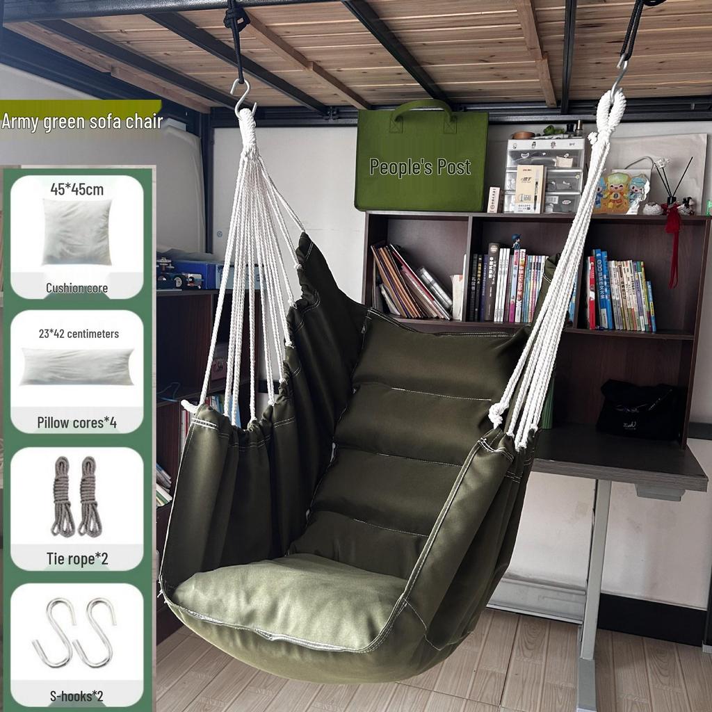 Thickened Anti-Rollover Swing Chair for Dorms, Bedrooms, Balconies